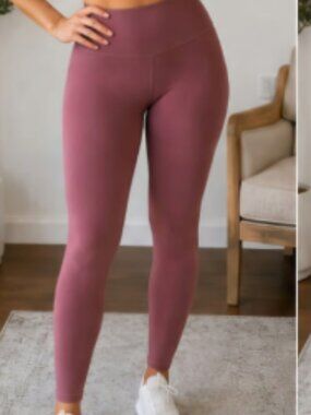 Lululemon High-Rise Leggings Size 4– Mauve I Great Used Condition